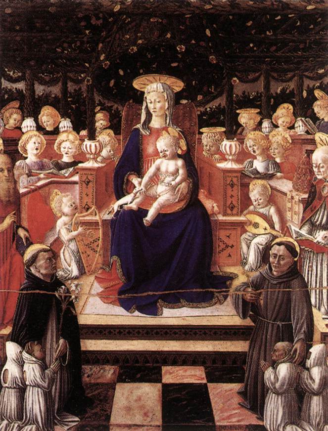 Virgin and Child with Saints (detail)