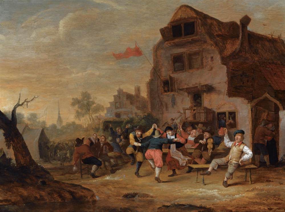 Peasants outside an Inn