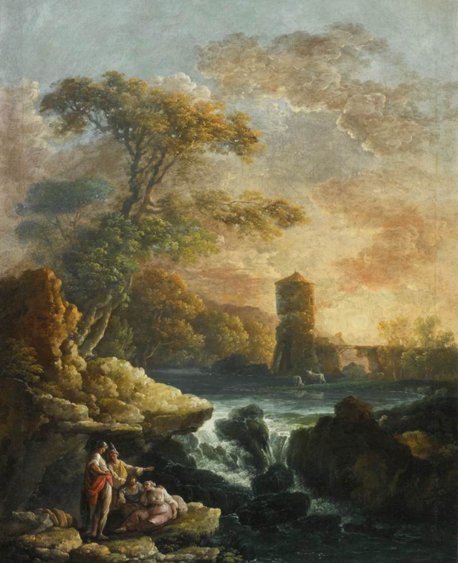 Arcadian River Landscape