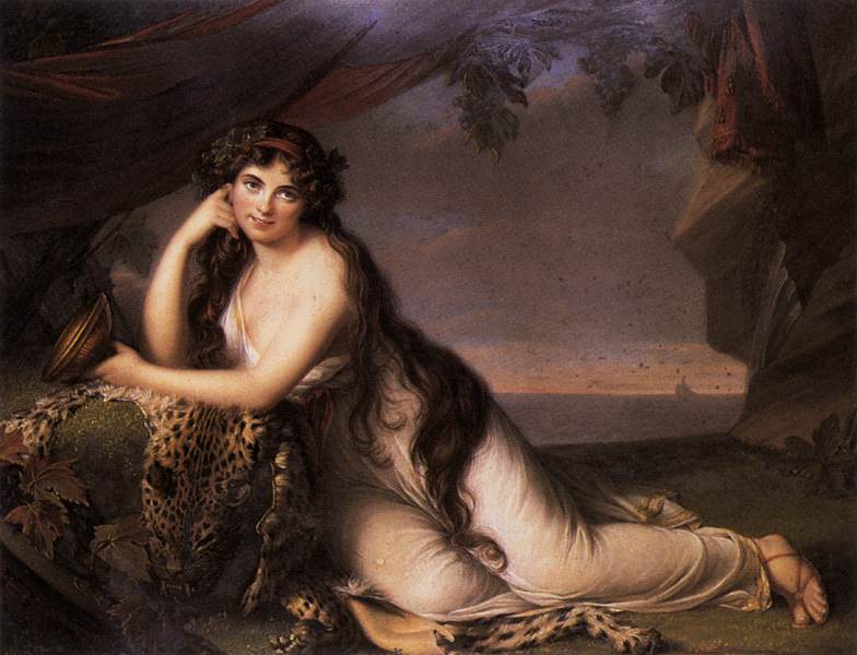 Lady Hamilton as a Bacchante