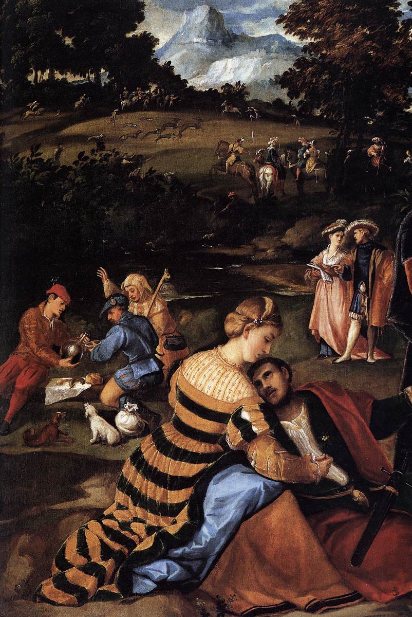 The Finding of Moses (detail)