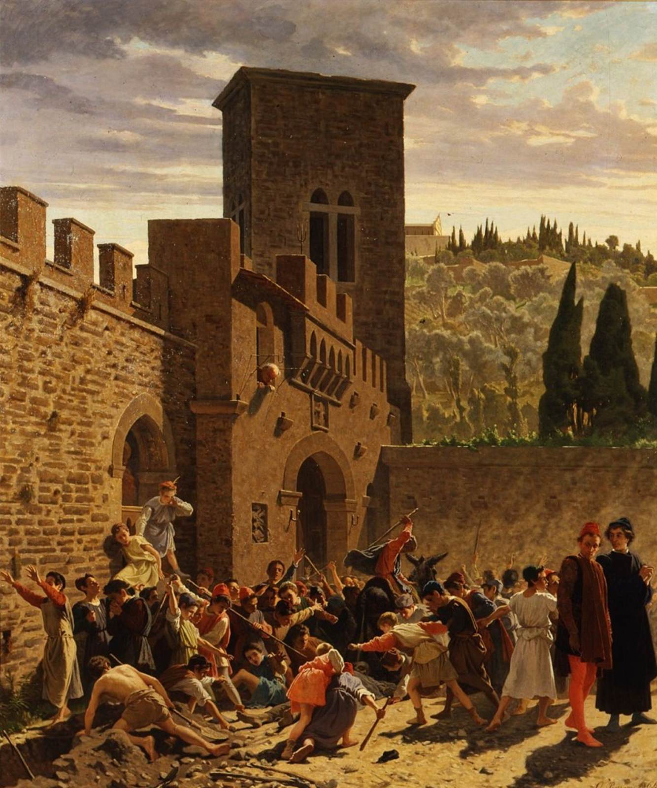 Discovering the Corpse of Jacopo de' Pazzi