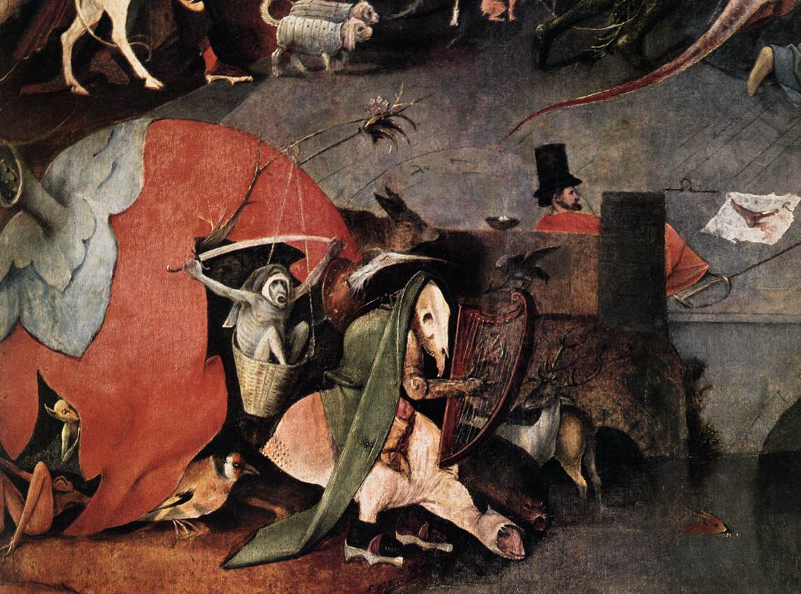 Triptych of Temptation of St Anthony (detail)