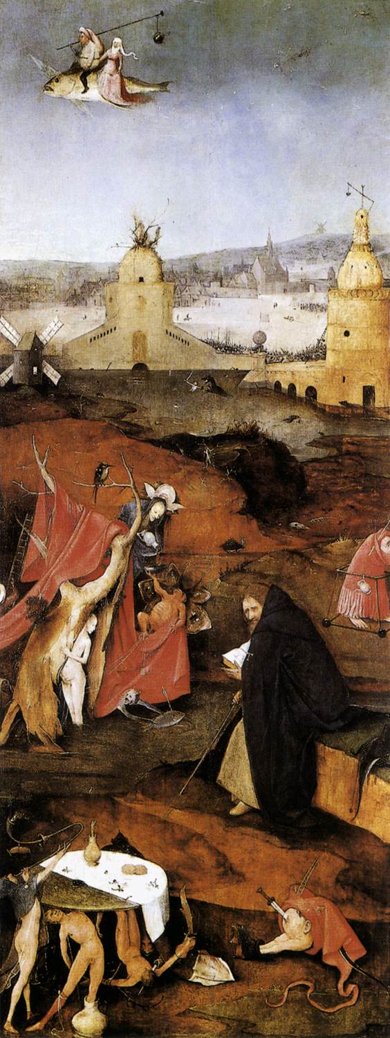 Triptych of Temptation of St Anthony (right wing)