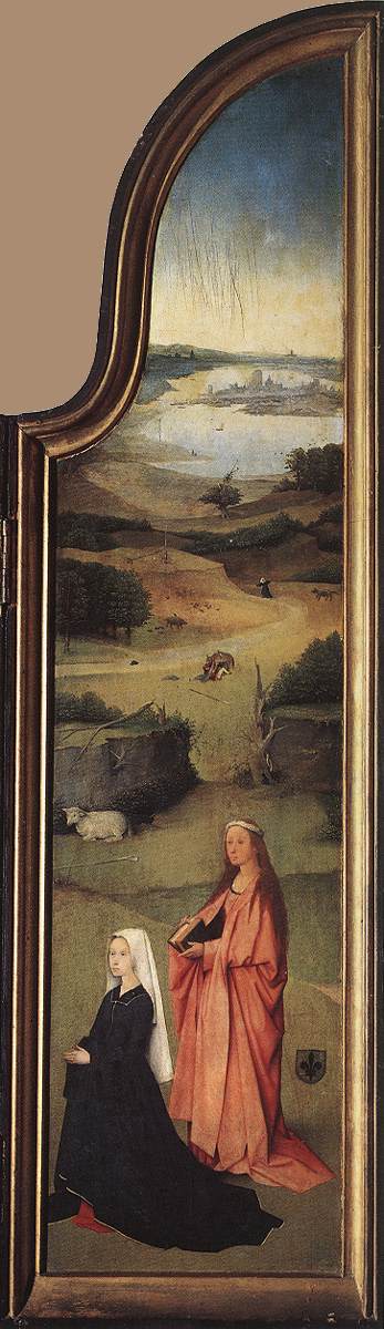 St Agnes with the Donor (right wing)