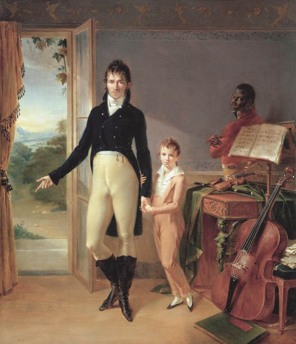 Portrait of Frédéric Donnadieu and His Son Frédéric
