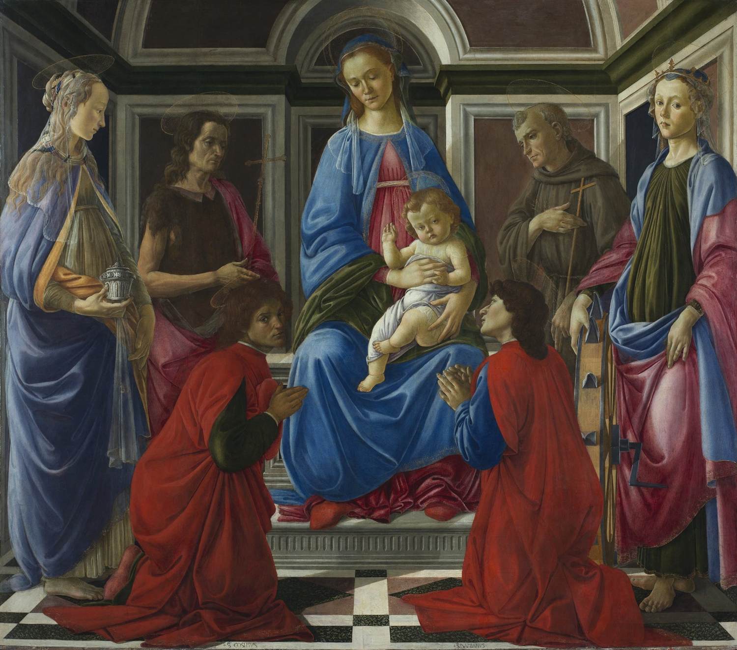 Madonna and Child with Six Saints (Sant'Ambrogio Altarpiece)