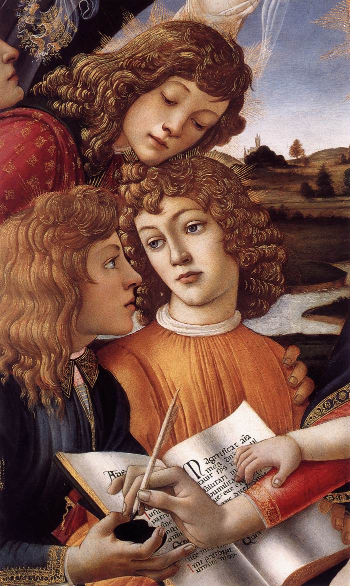 Madonna of the Magnificat (detail)
