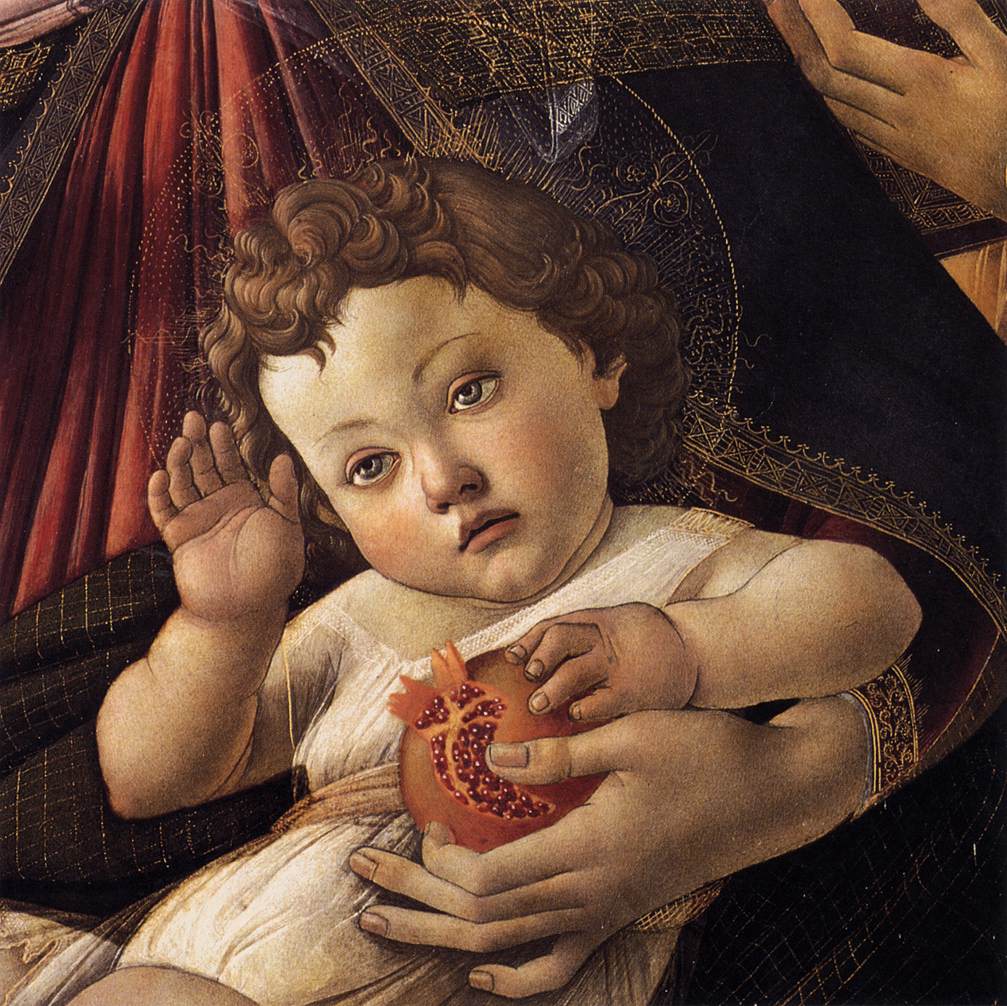 Madonna of the Pomegranate (detail)