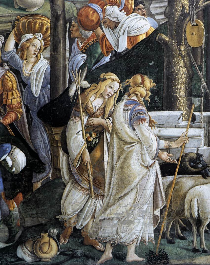 The Trials and Calling of Moses (detail)