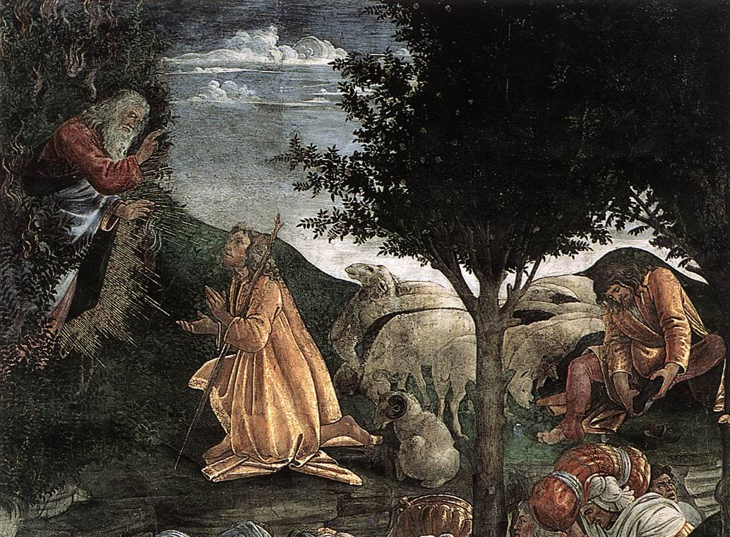 The Trials and Calling of Moses (detail)