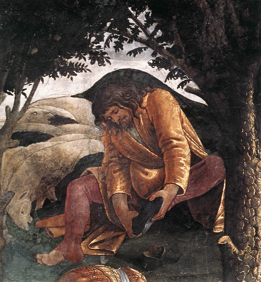 The Trials and Calling of Moses (detail)