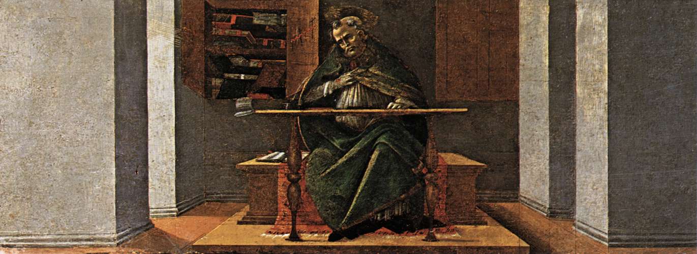 St Augustine in His Cell