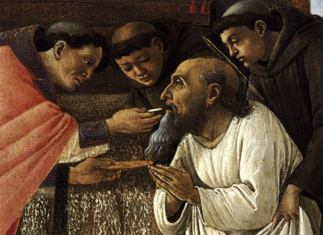 The Last Communion of St Jerome (detail)