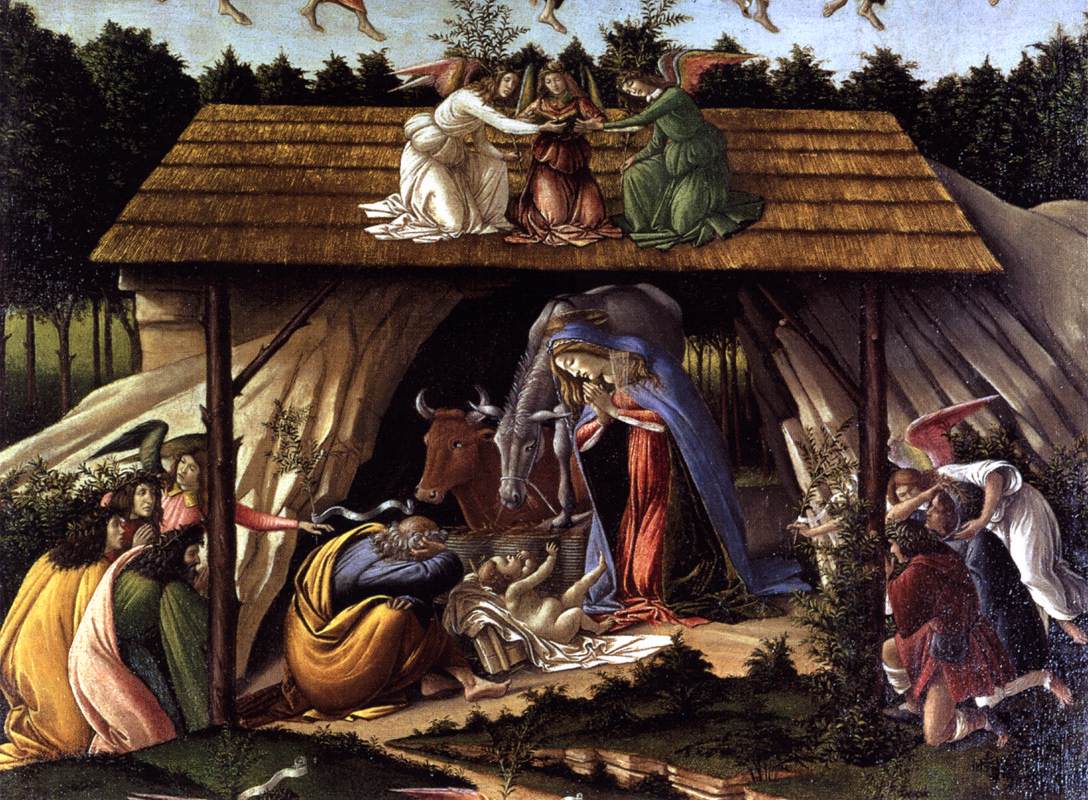 The Mystical Nativity (detail)