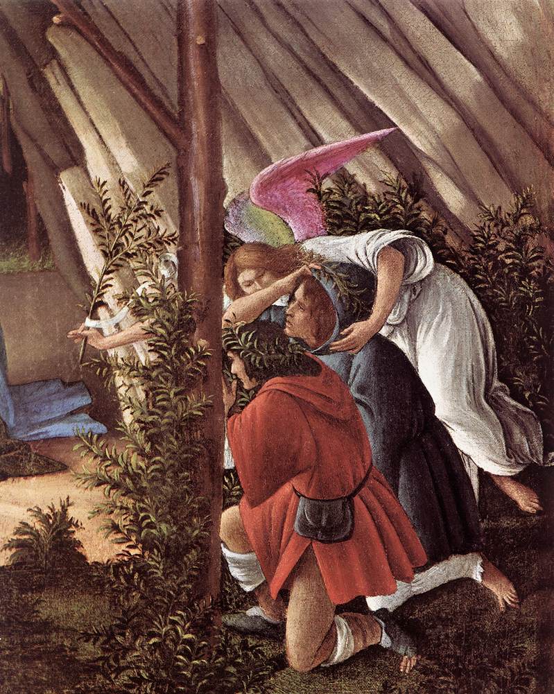 The Mystical Nativity (detail)