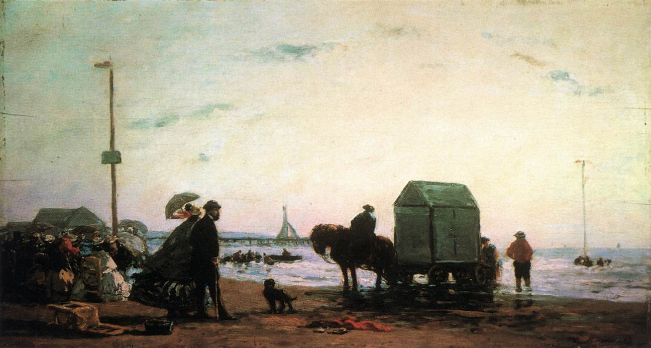 Beach Scene, Trouville