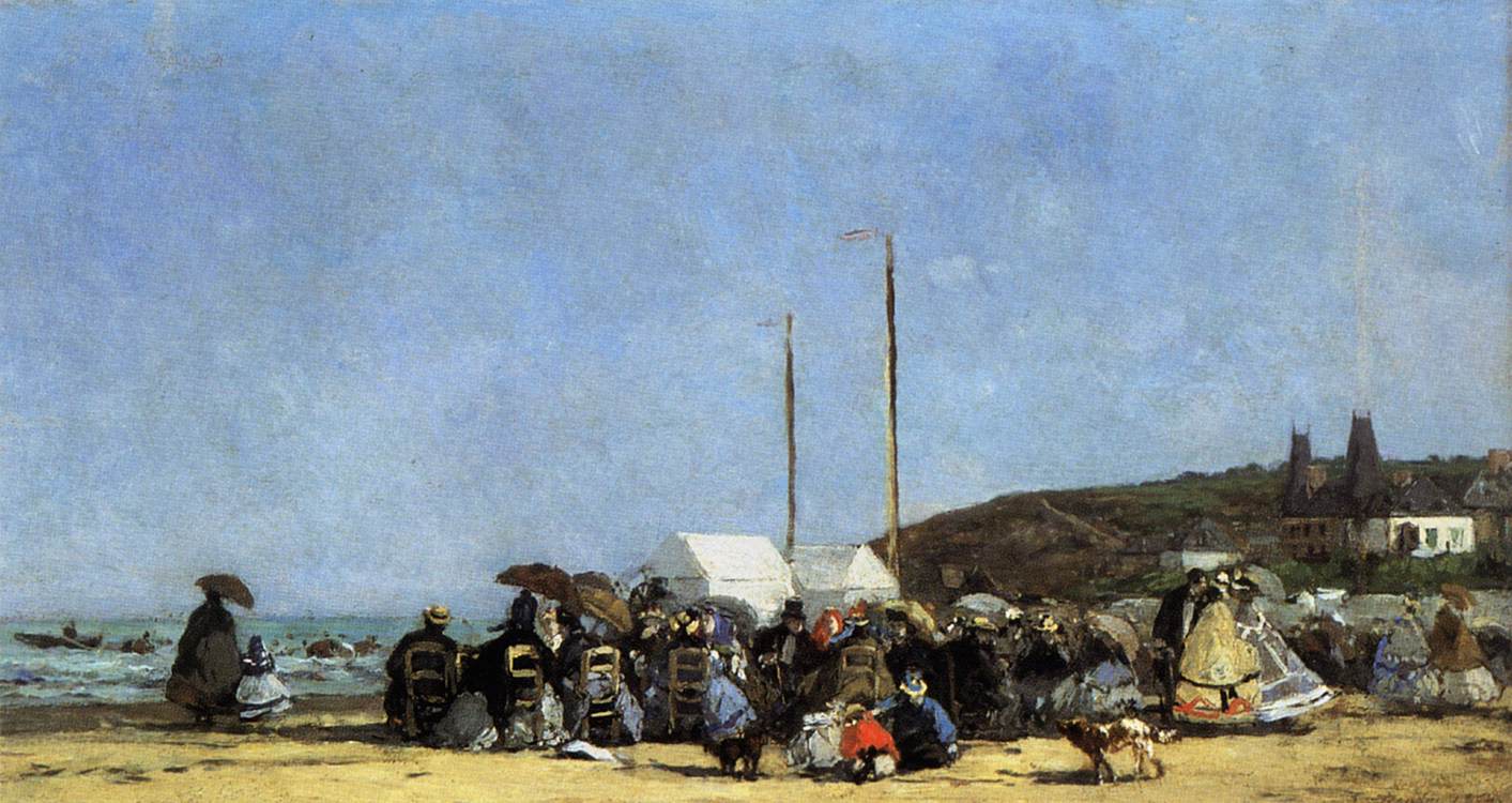 Beach Scene, Trouville