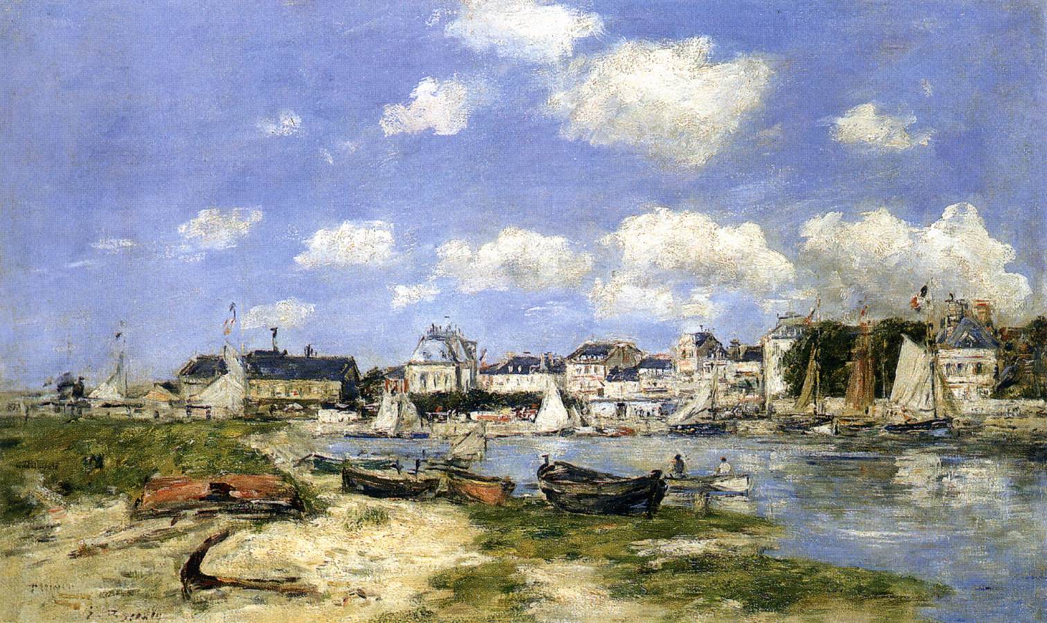 View of Trouville or The Harbour at Trouville