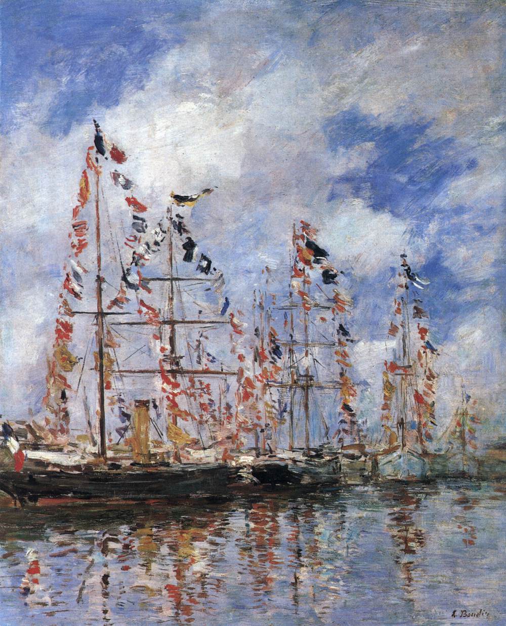 Sailing Ships at Deauville