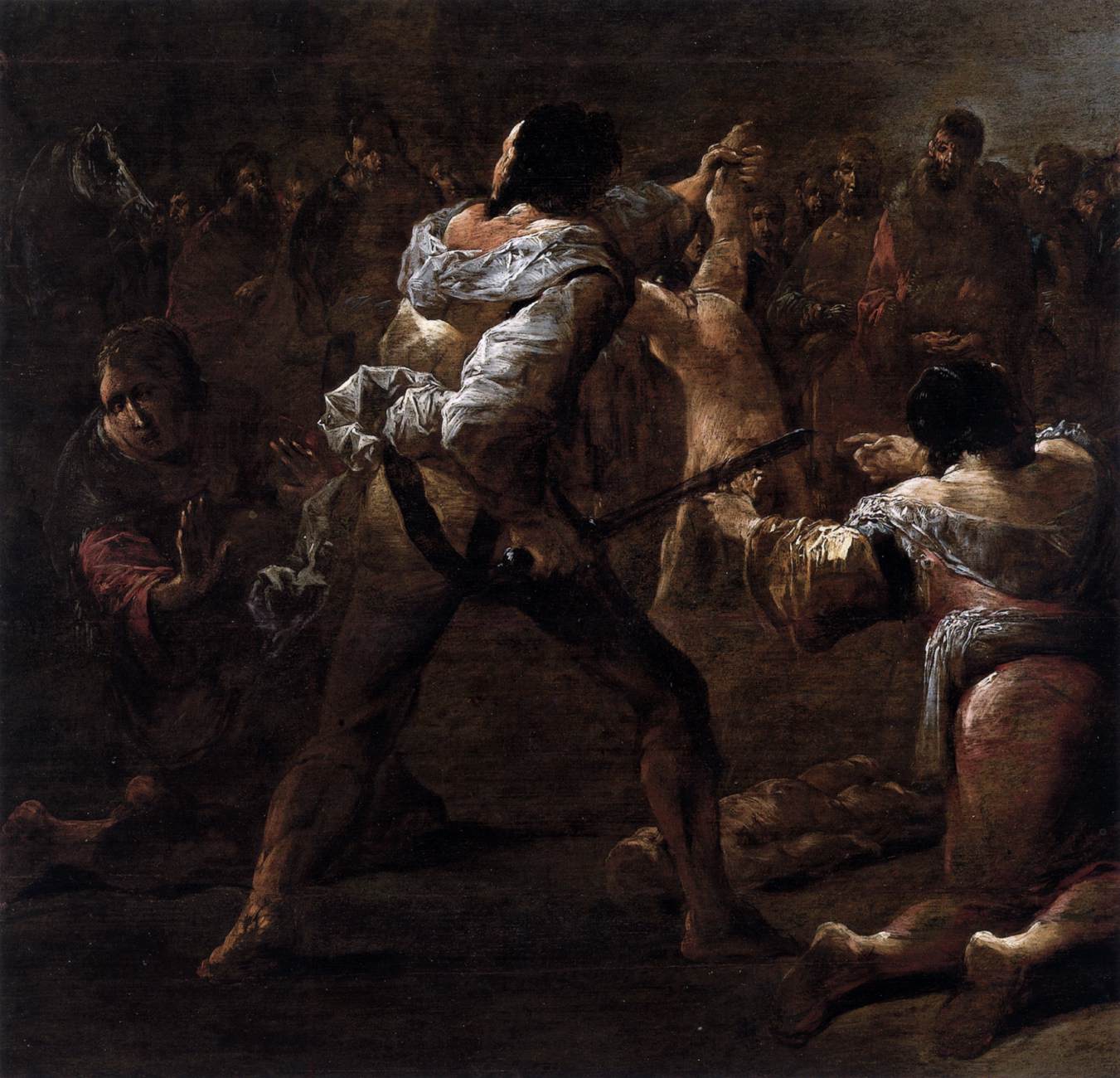 The Judgment of Solomon (detail)