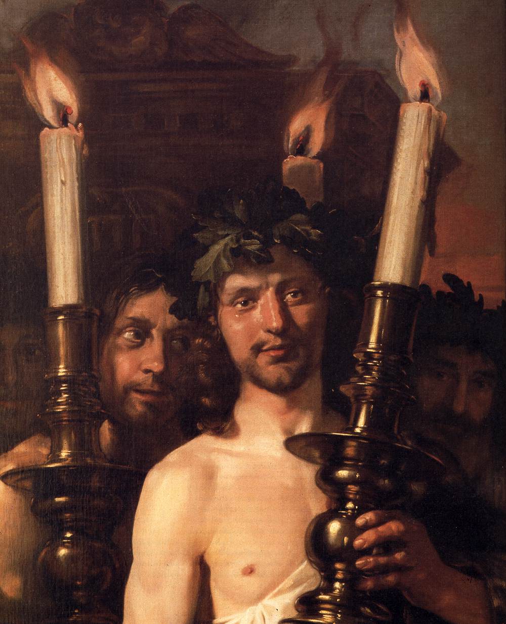 David Playing the Harp (detail)