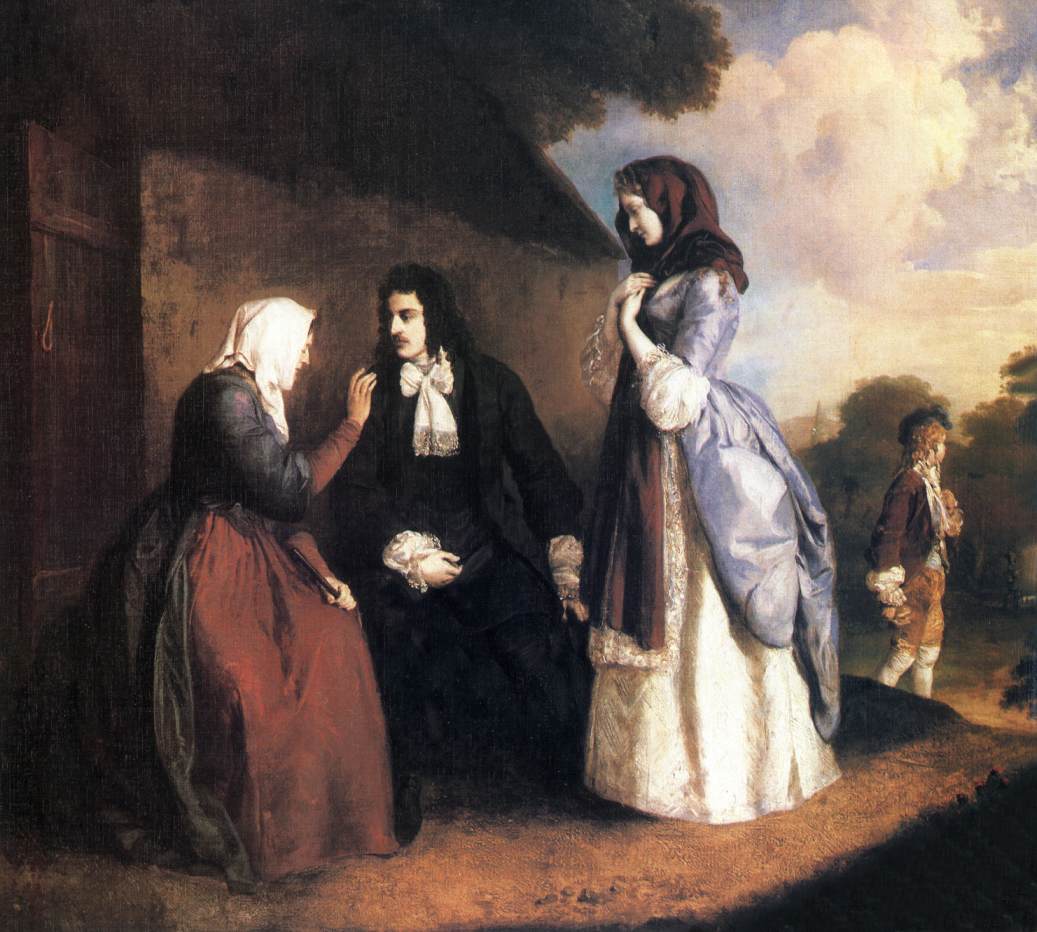 Lucy Ashton and Ravenswood Visiting Blind Alice