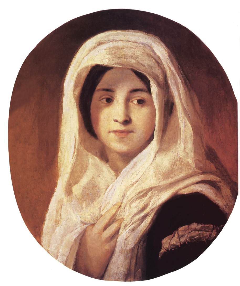 Portrait of a Woman with Veil