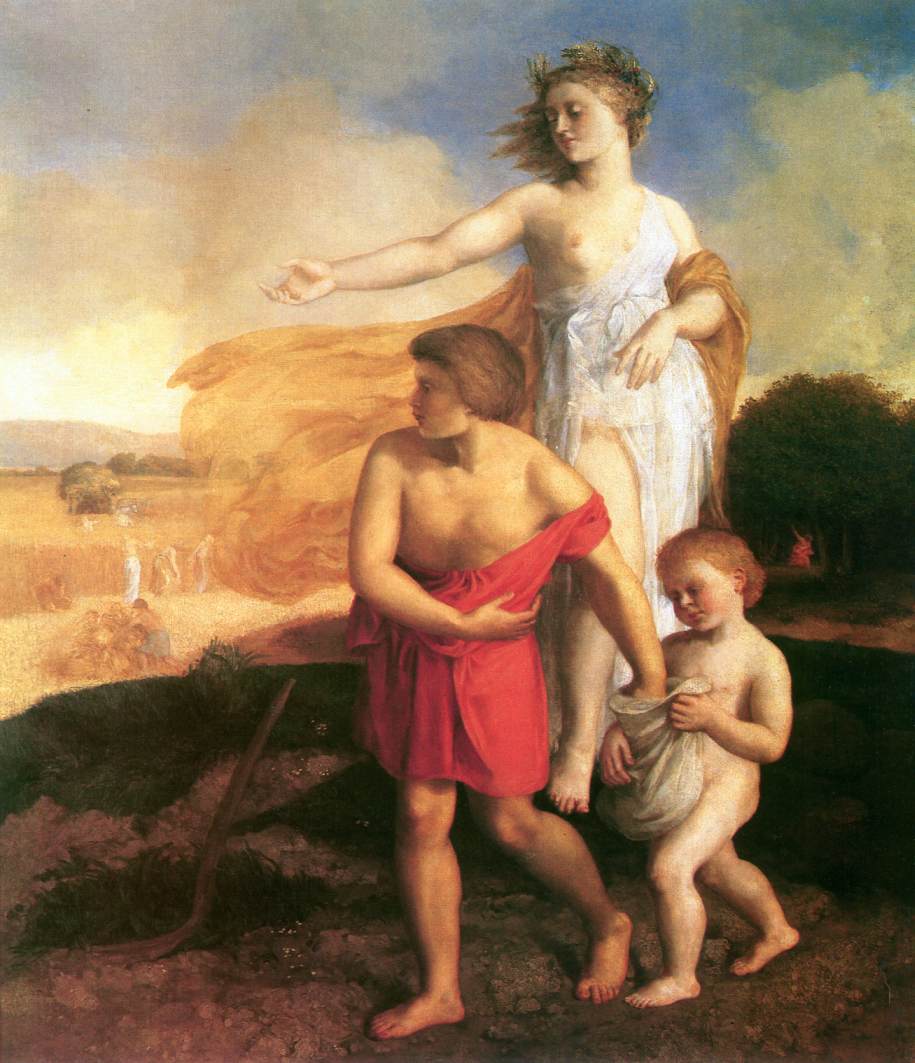 Ceres and Triptolemos