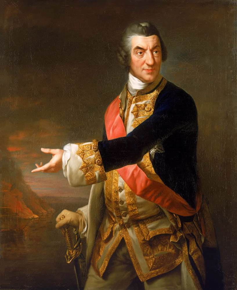 Portrait of Admiral Sir Charles Saunders