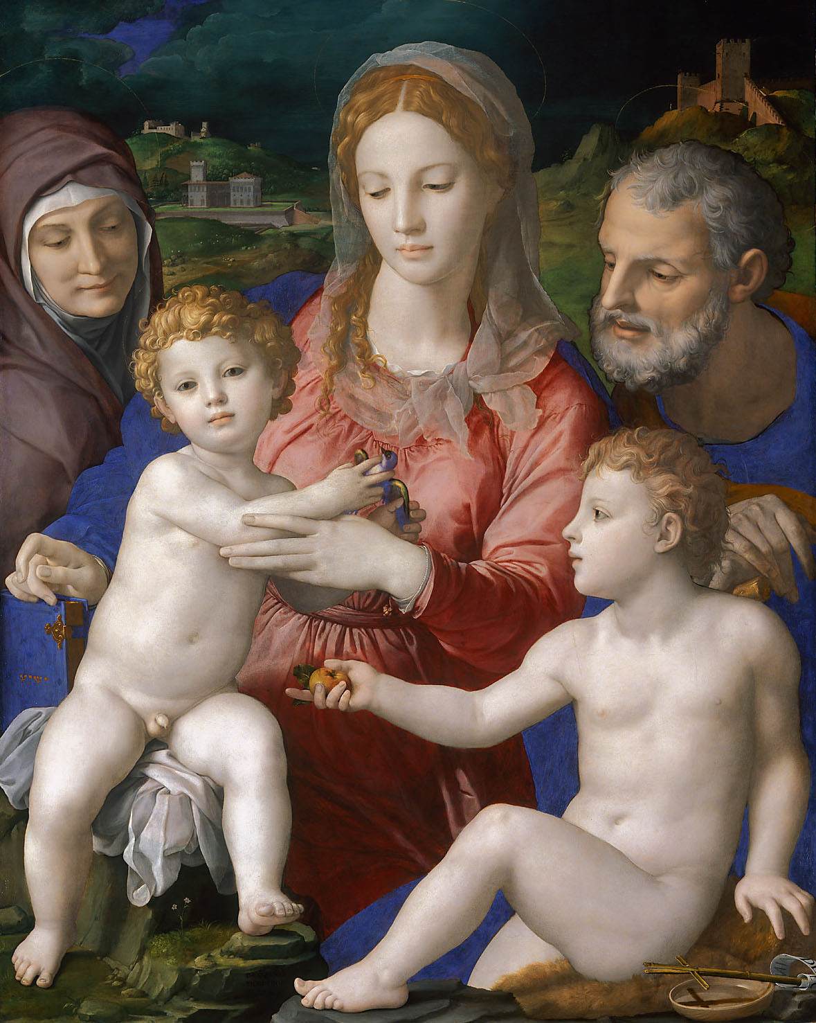 Holy Family with St Anne and the Infant St John