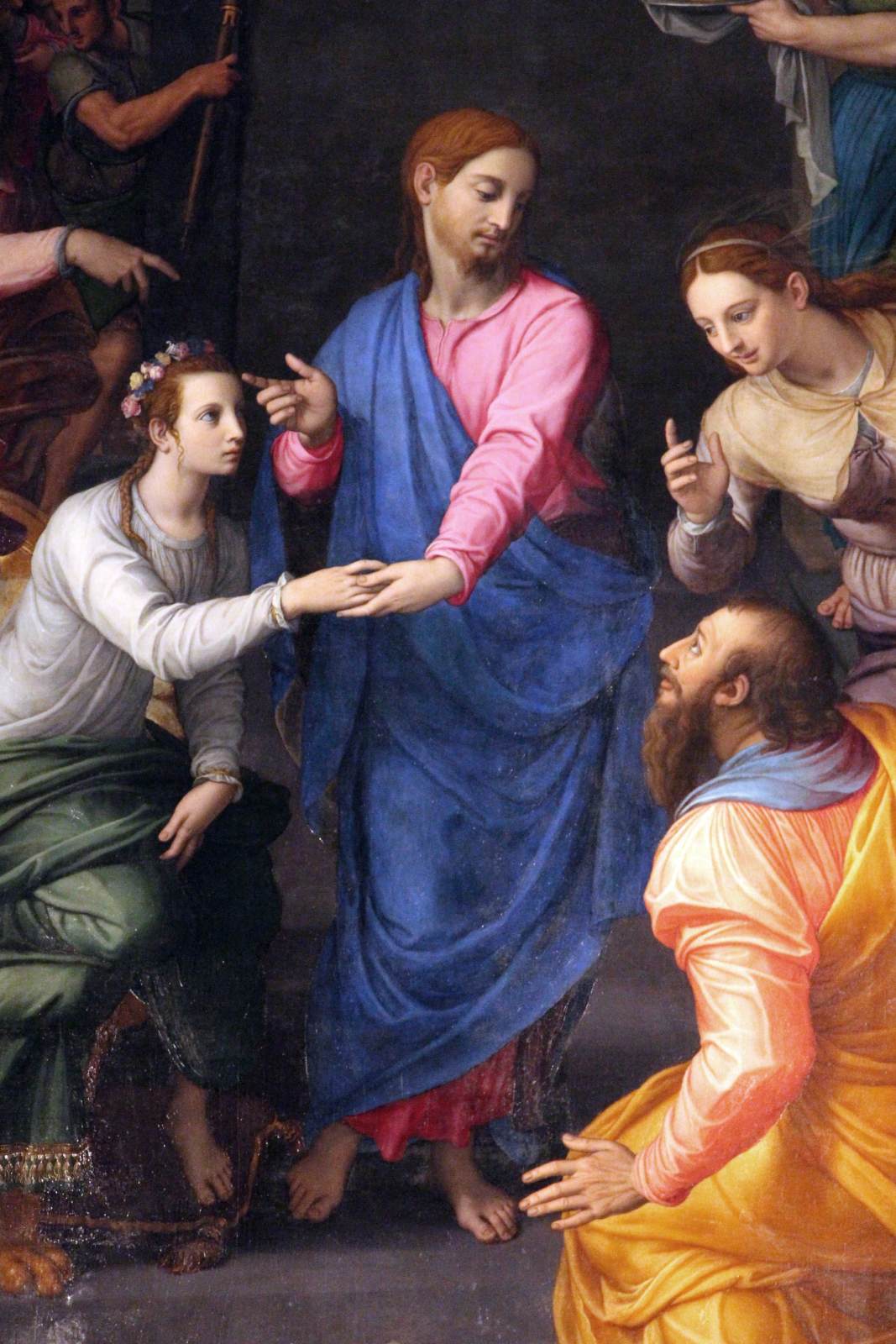 Raising of the Daughter of Jairus (detail)