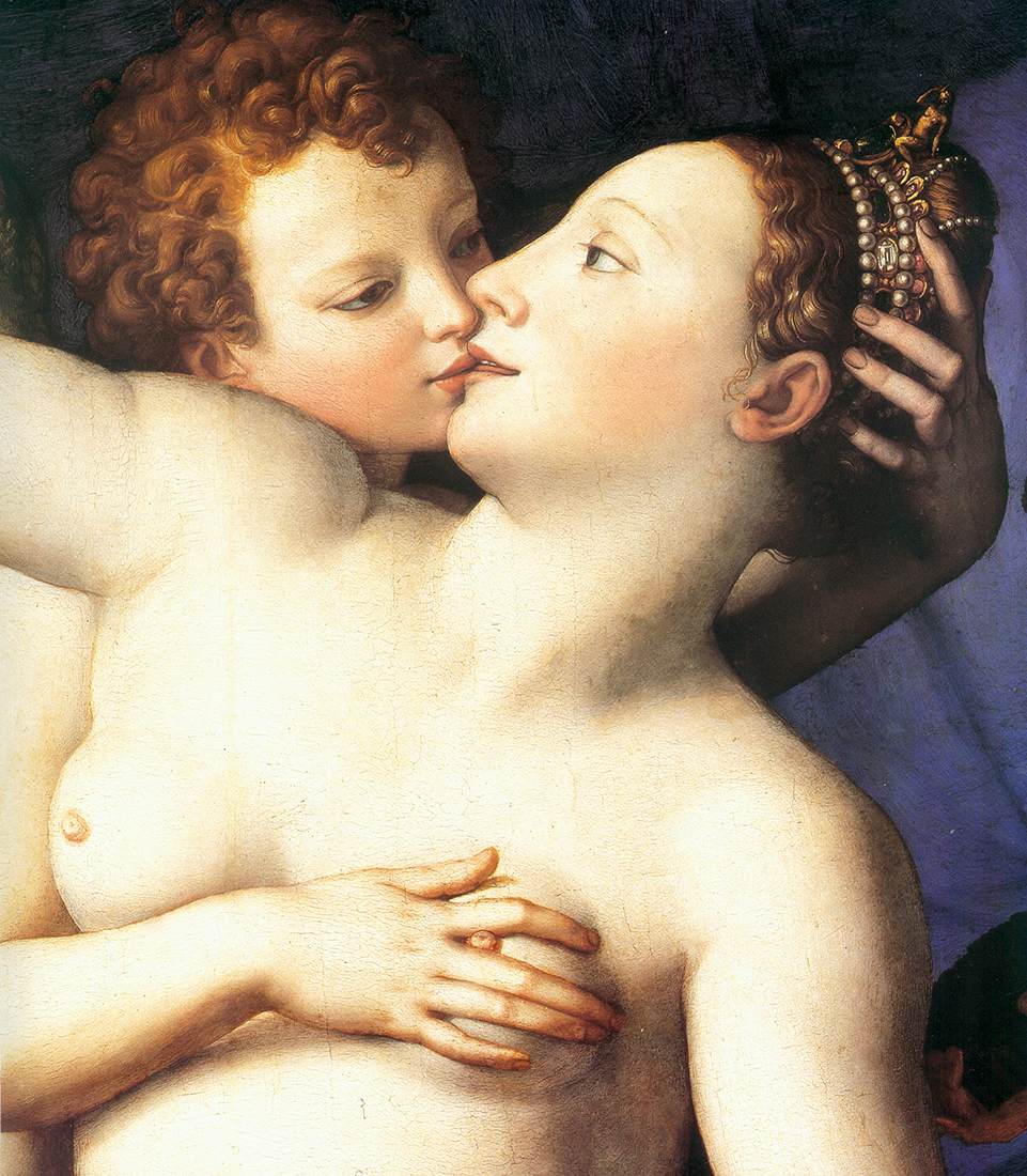 Venus, Cupid and Time (detail)