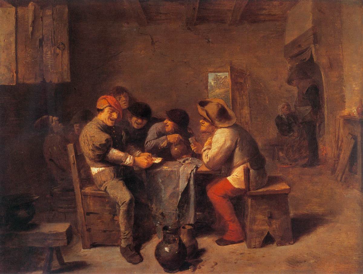 Cardplayers in an Inn