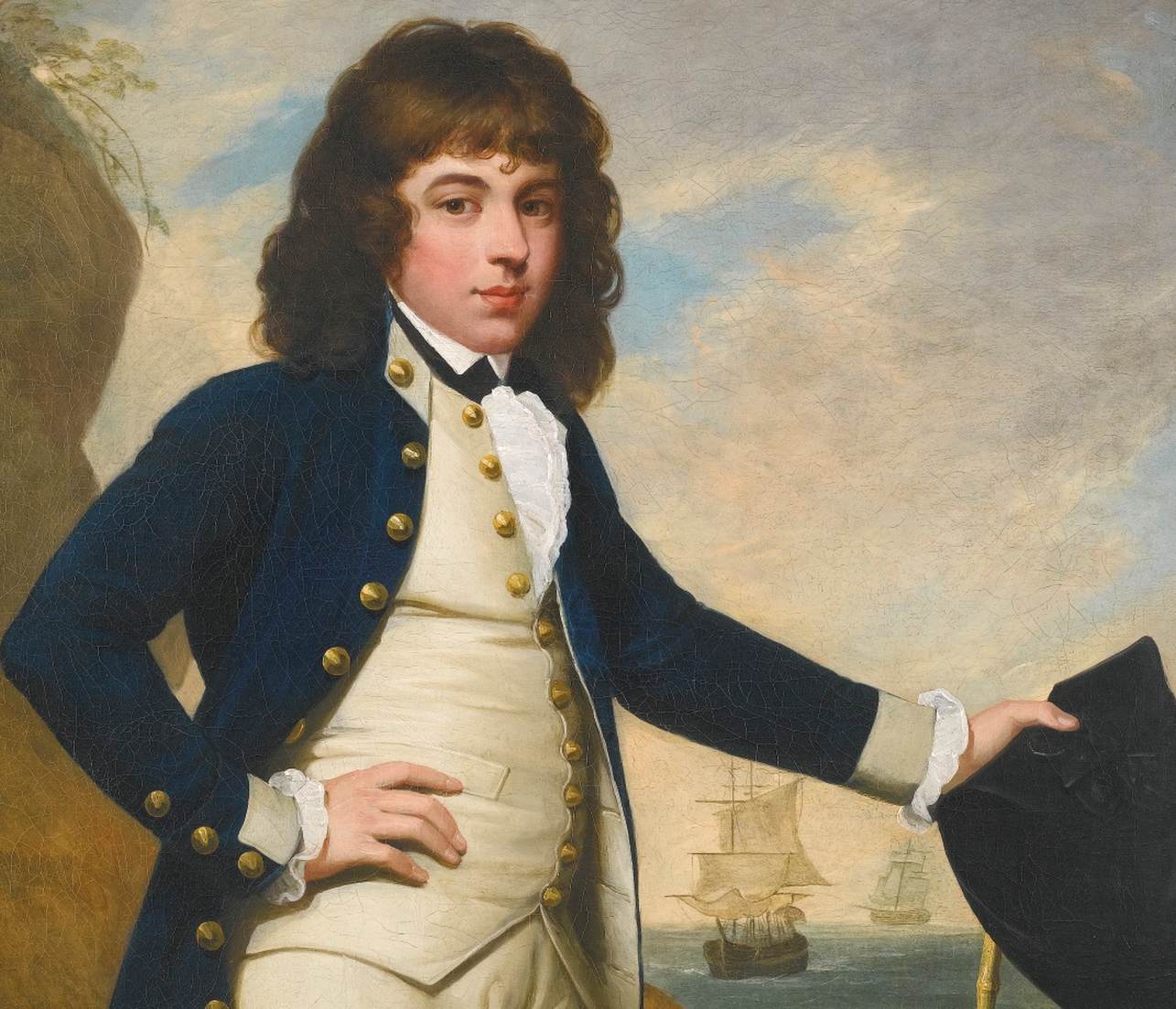 Portrait of William Leyborne Popham (detail)