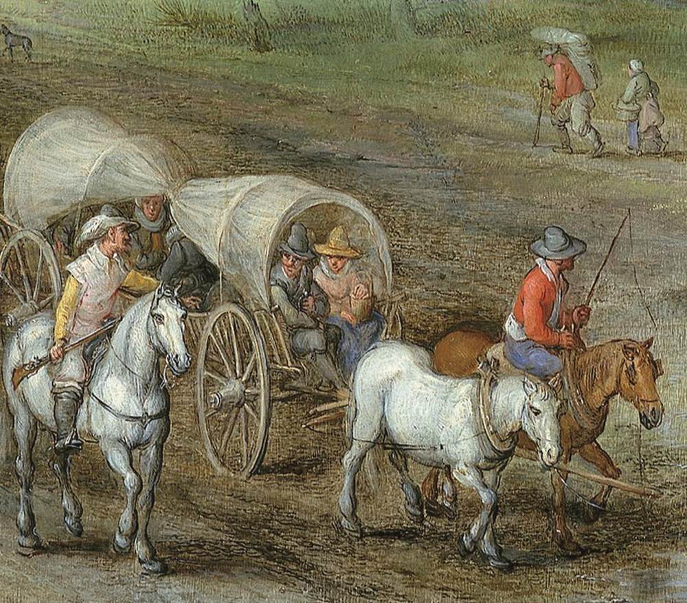 Panoramic Landscape with Travellers (detail)