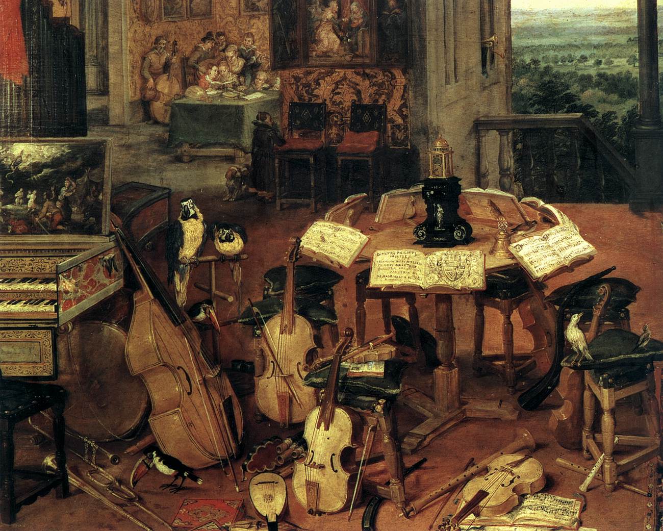 The Sense of Hearing (detail)