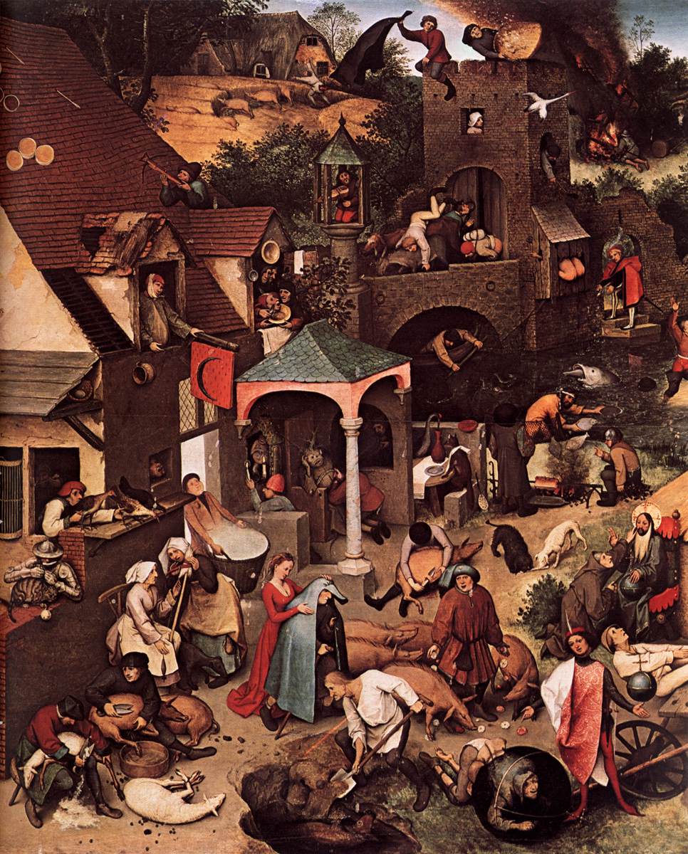 Netherlandish Proverbs (detail)