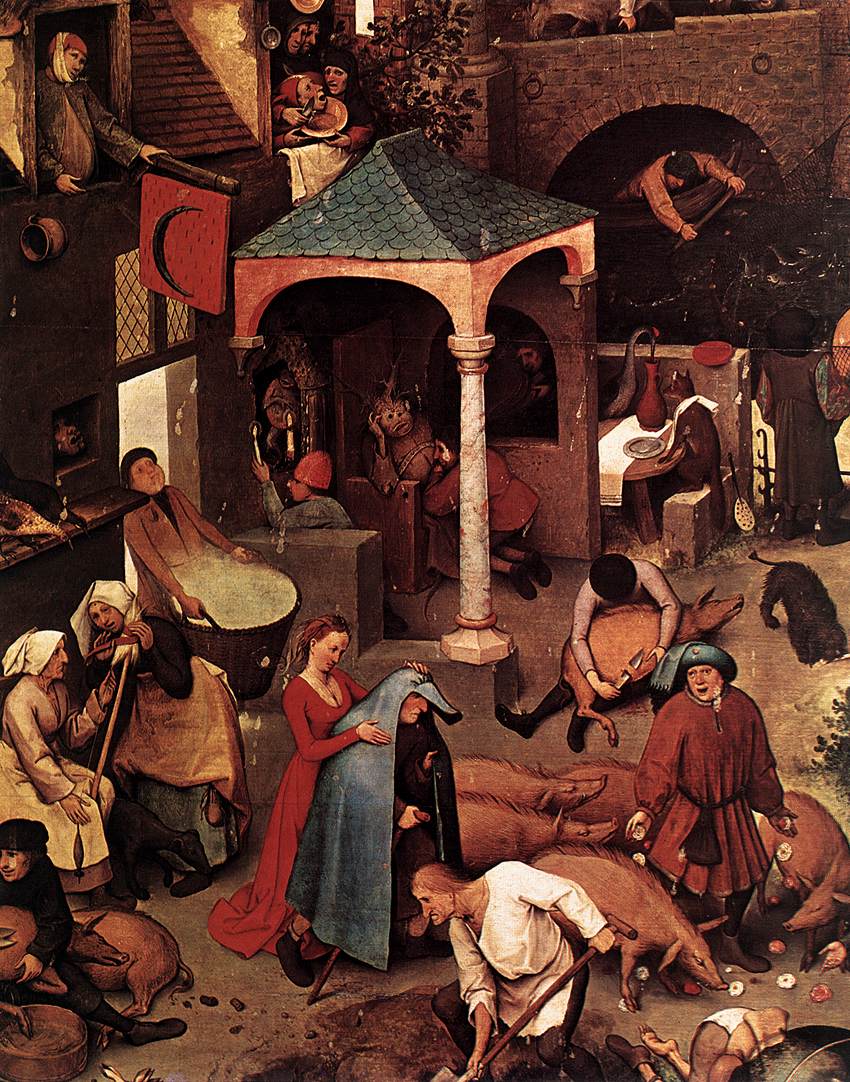 Netherlandish Proverbs (detail)