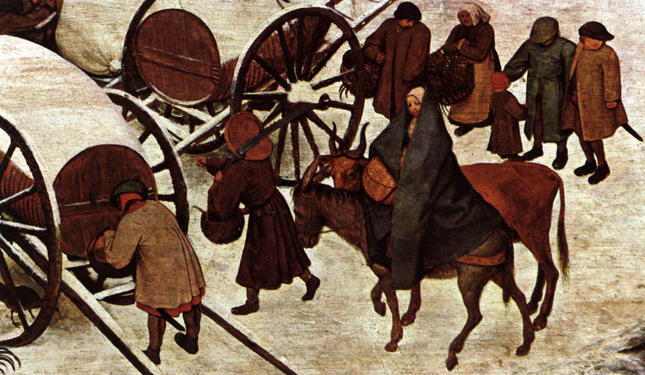 The Census at Bethlehem (detail)