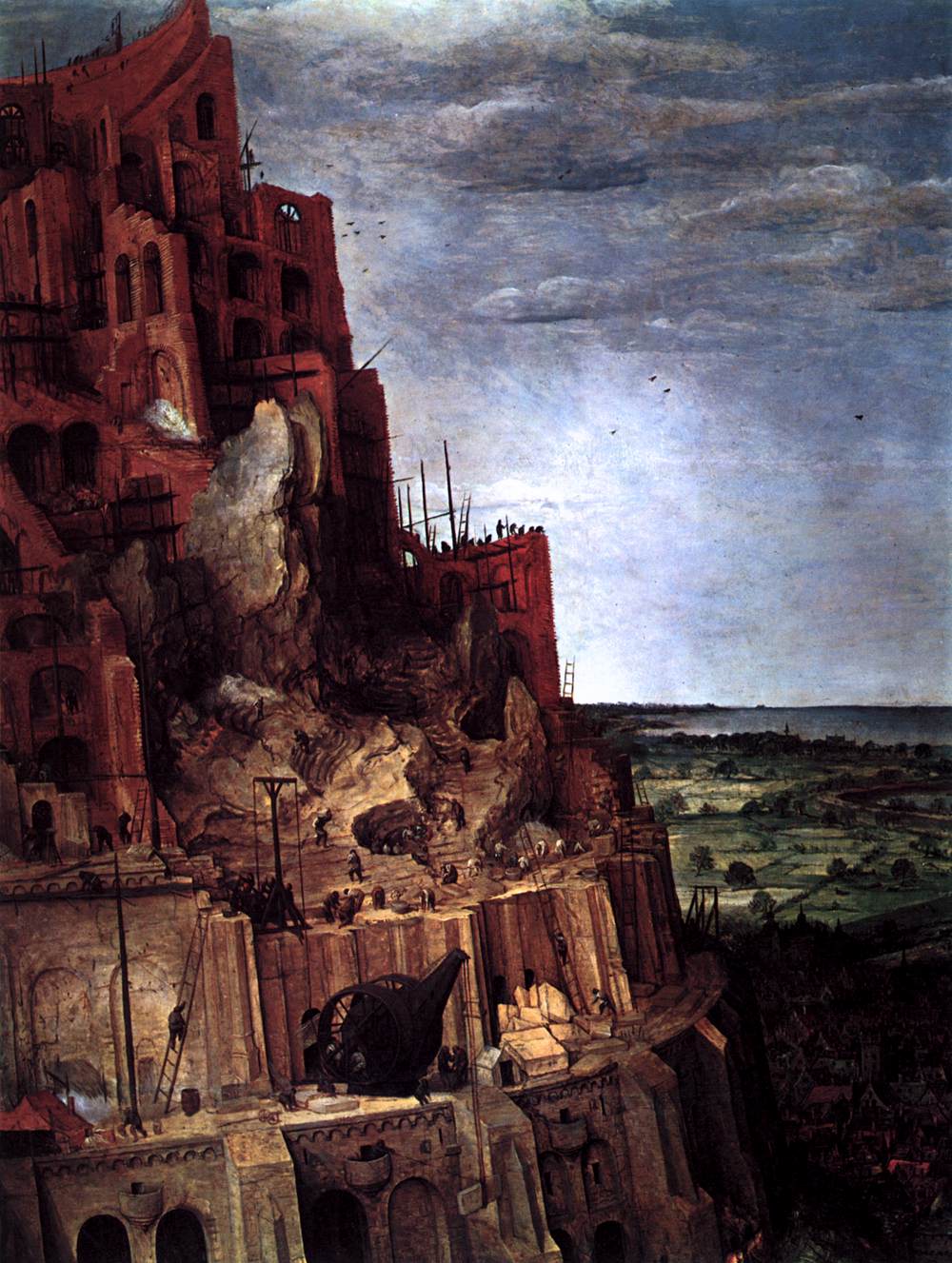 The Tower of Babel (detail)