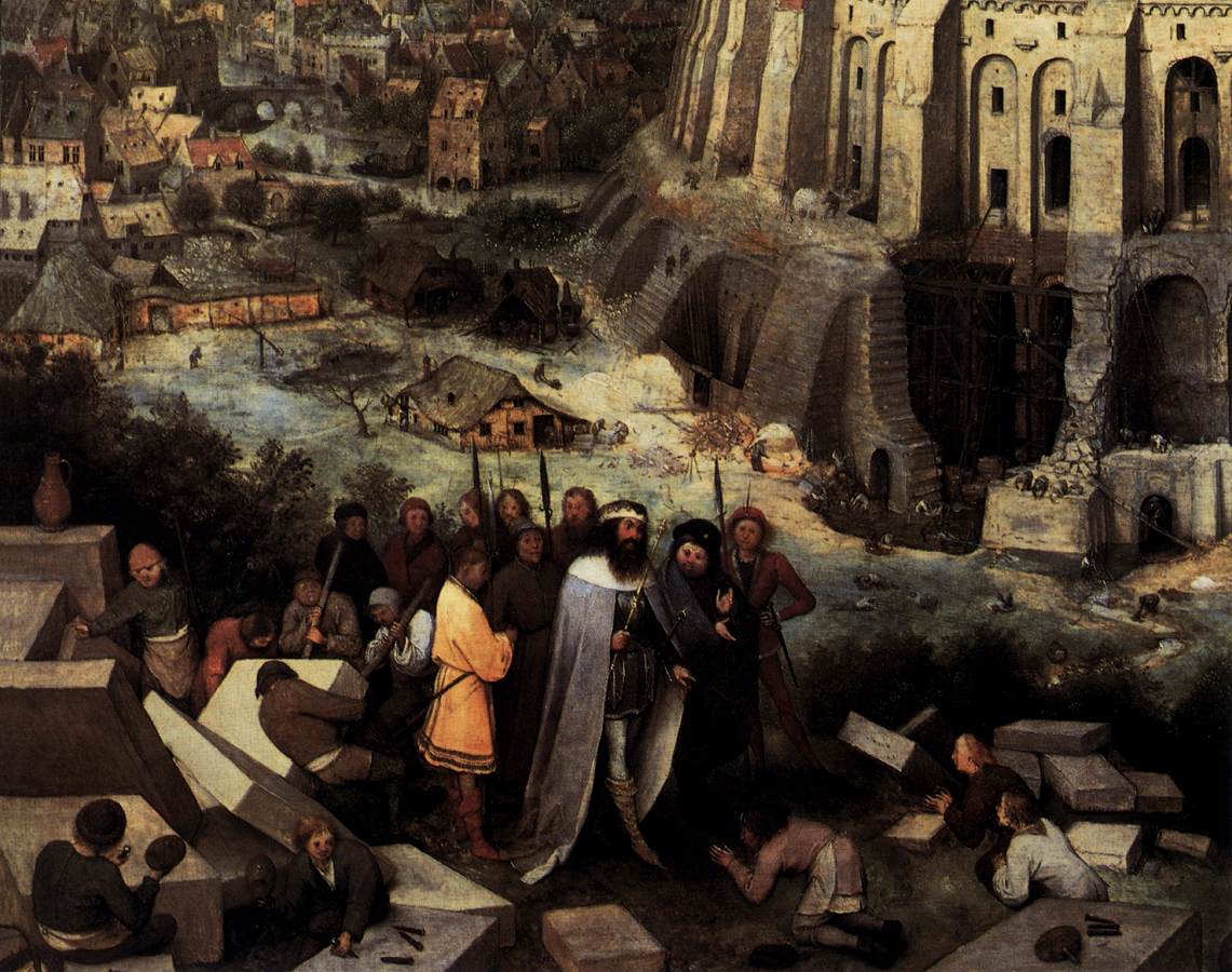 The Tower of Babel (detail)