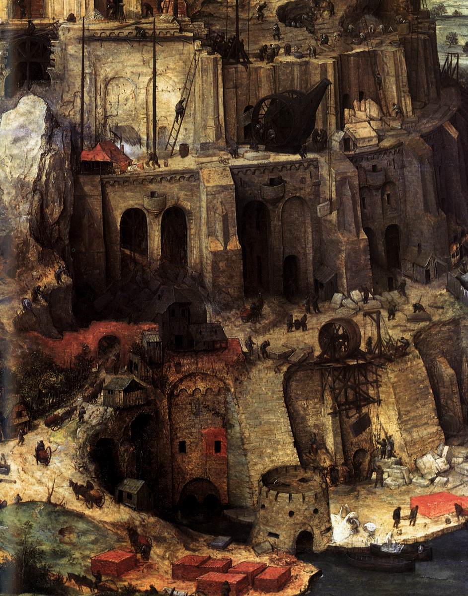 The Tower of Babel (detail)
