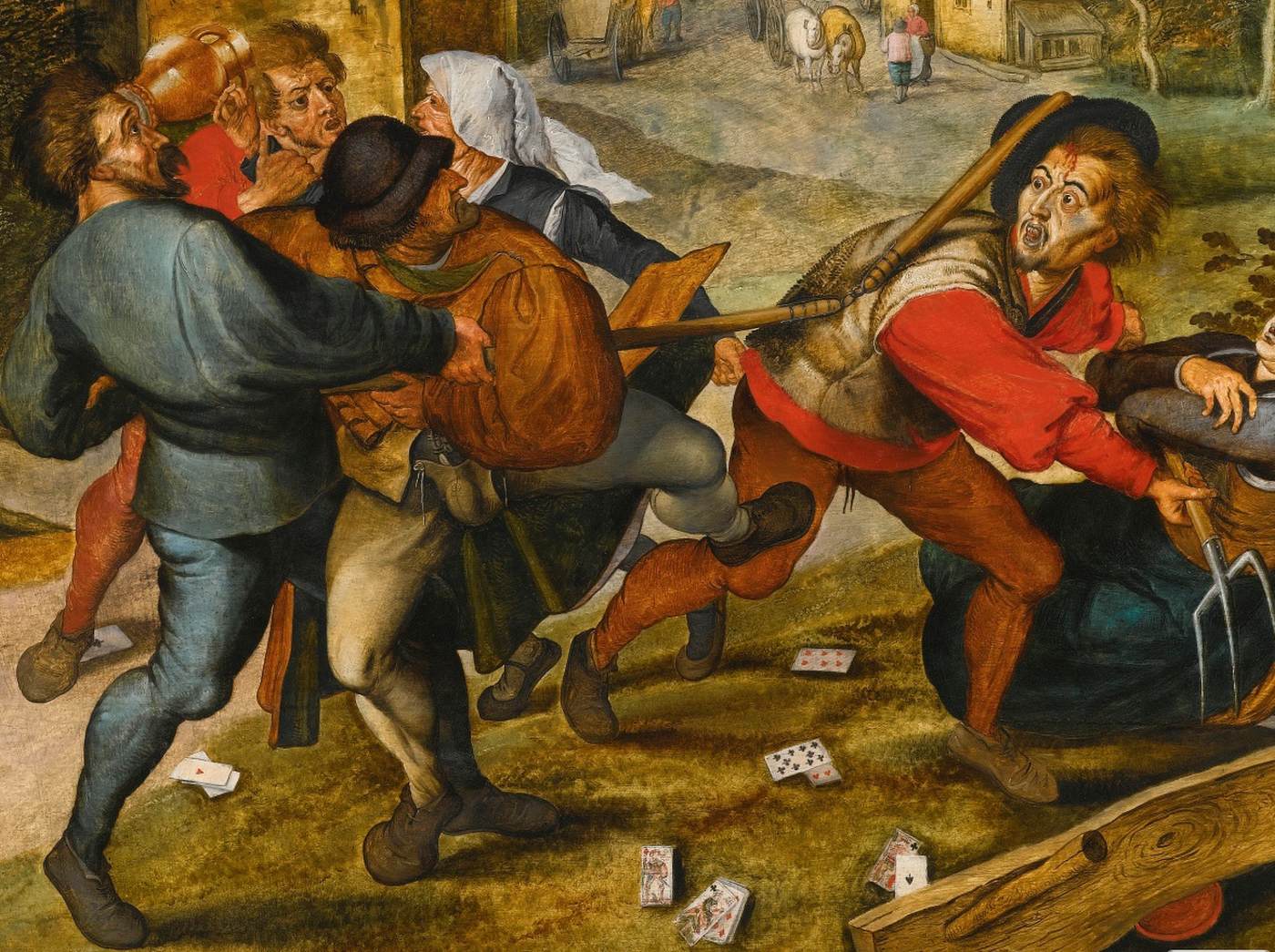 The Peasants' Brawl (detail)