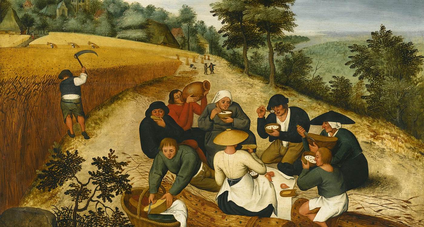 Summer: Figures Eating during the Summer Harvest