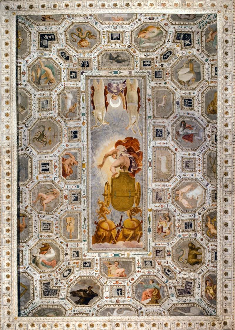 View of the vault in the Hall of the Firmament