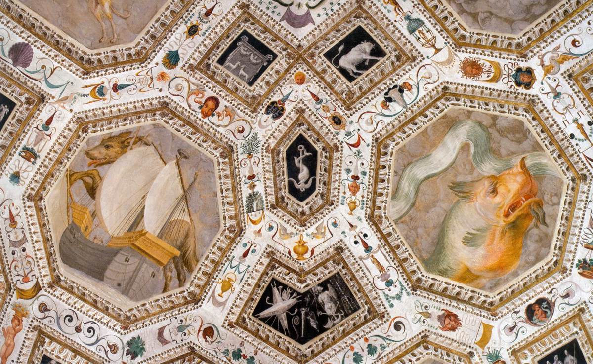 Vault in the Hall of the Firmament (detail)