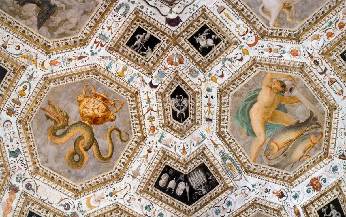 Vault in the Hall of the Firmament (detail)