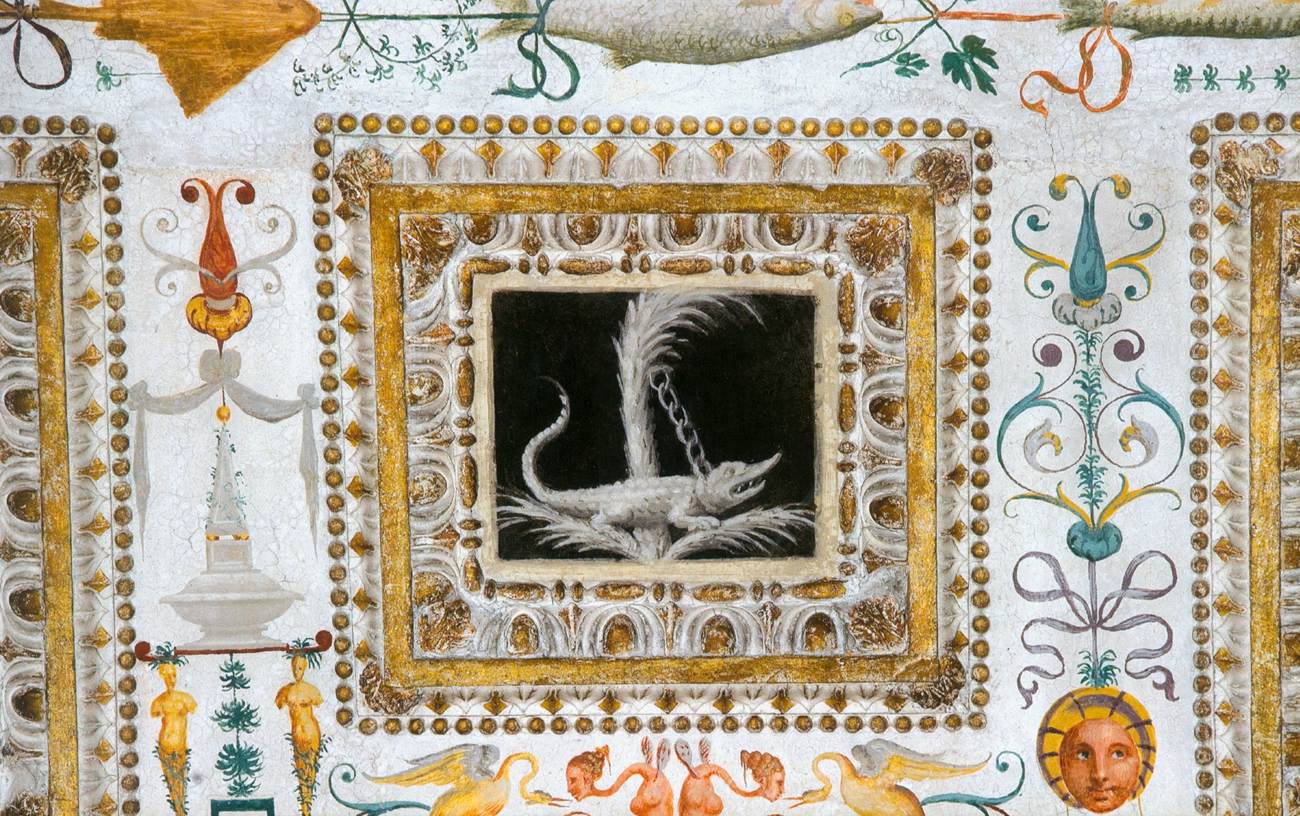 Vault in the Hall of the Firmament (detail)