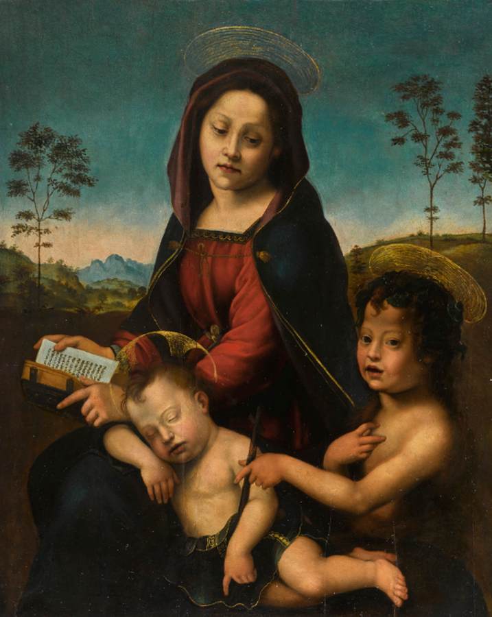 Virgin and Child with St John the Baptist